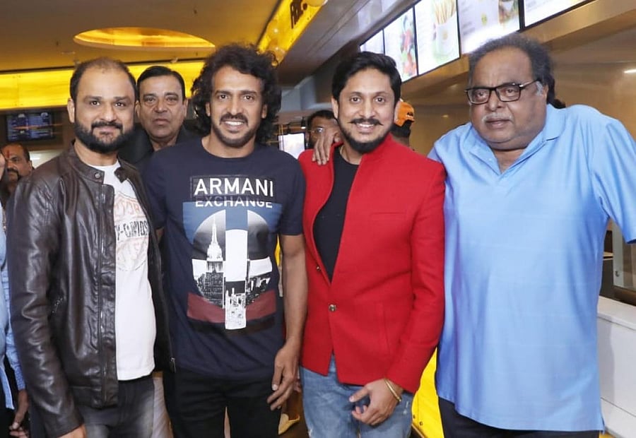 Director Shashank, Upendra, Ajai and Ambareesh at the event.