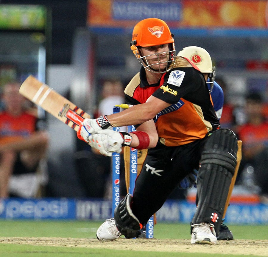 David Warner stretched the rules with his switch hit, a shot that found approval from the governing body.