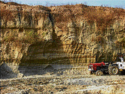 A view of the what was once the Saraswati river bed in Haryana.