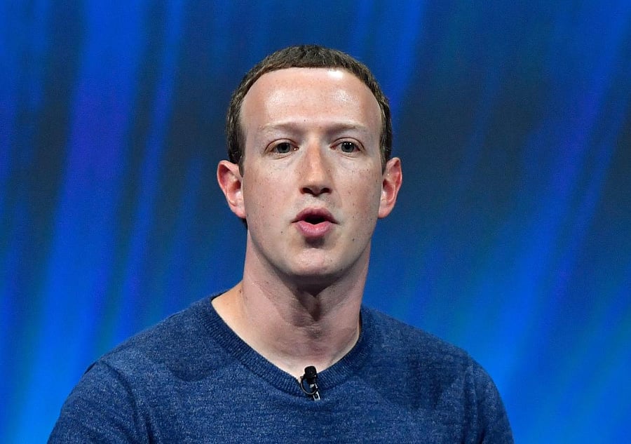 Facebook's CEO Mark Zuckerberg. AFP Photo