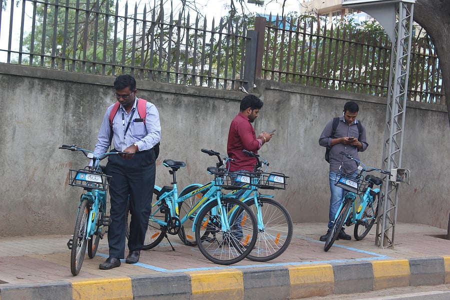 Dockless bike-sharing is expected to make a big difference in Electronics City, where the emergence of residential apartments, schools and colleges has sparked a huge spike in traffic.