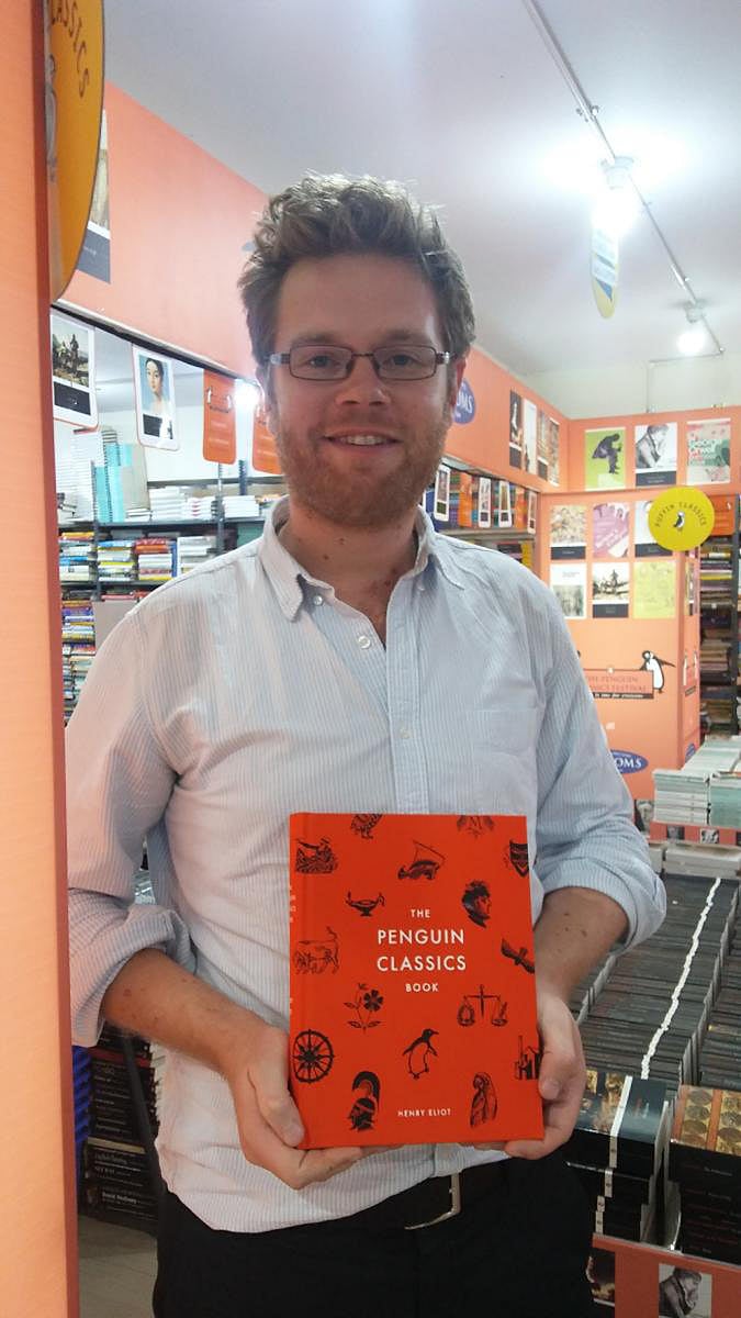 Author Henry Eliot was in the city to launch his book.