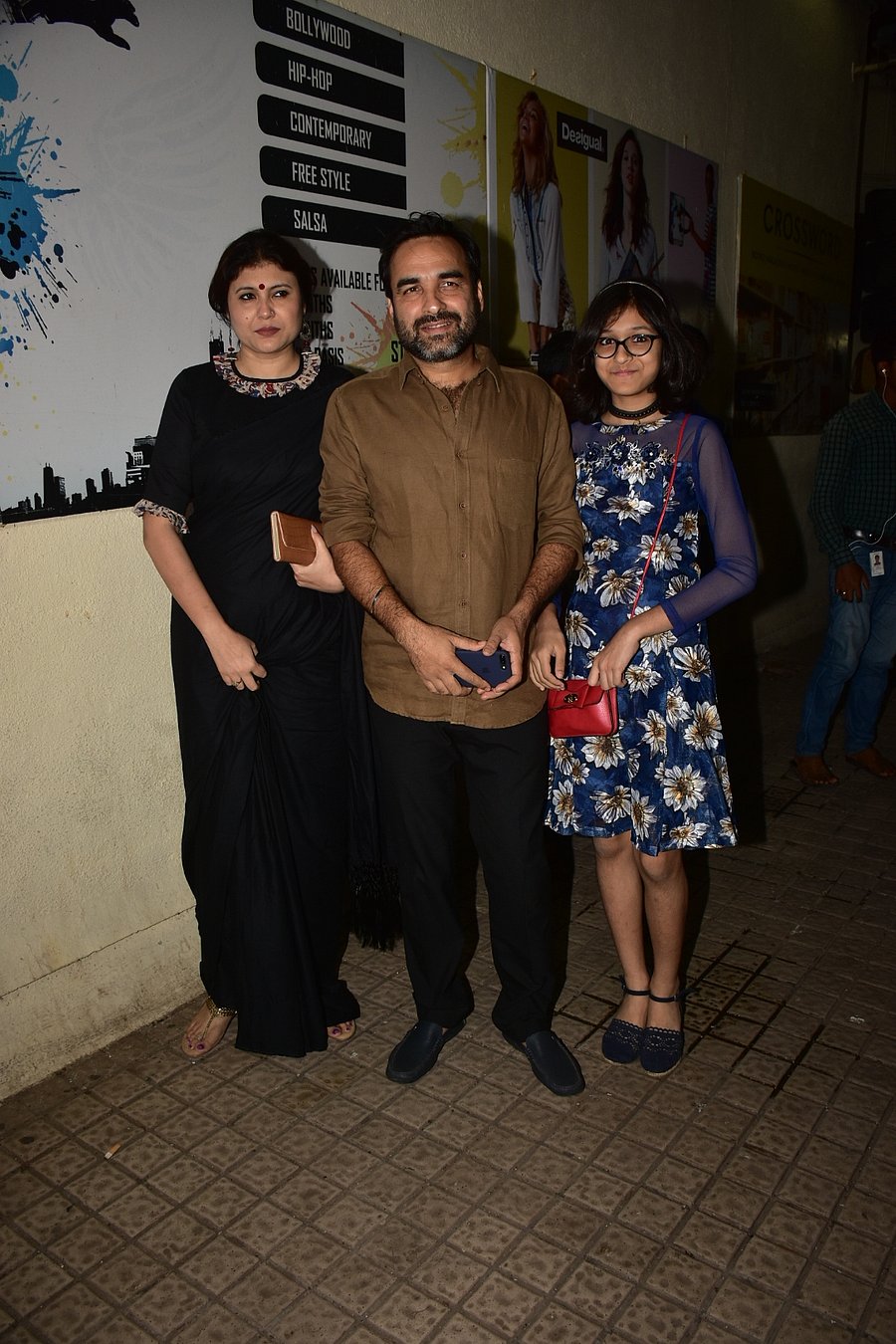 Pankaj Tripathi and family 
