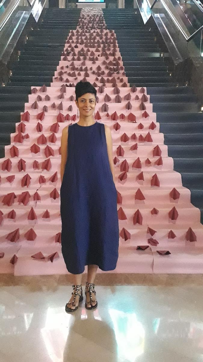Kavya Madappa has discovered new ways of making paper.