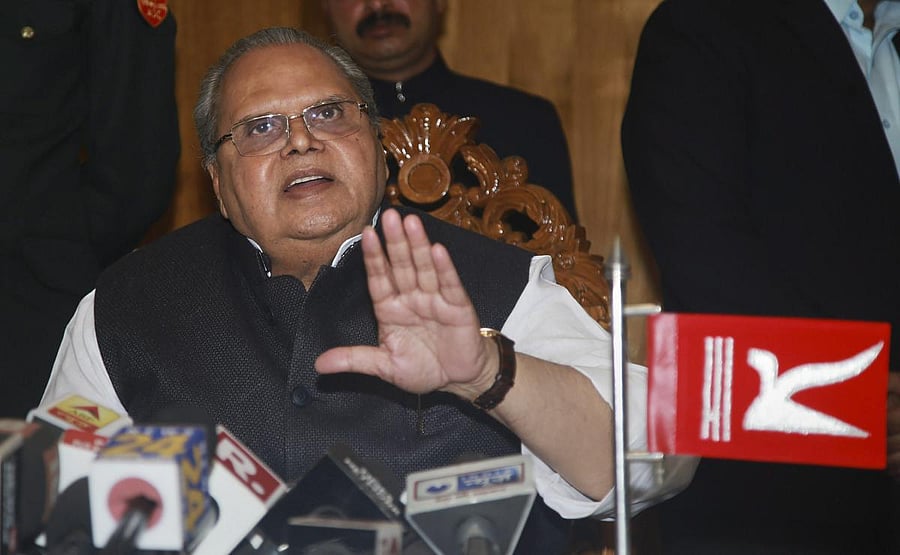 J & K Governor Satya Pal Malik. PTI Photo