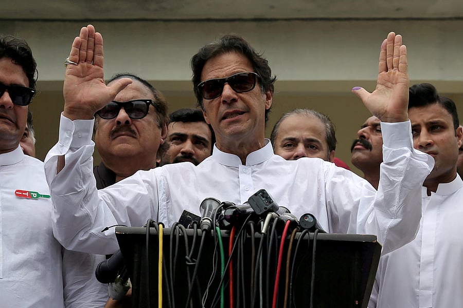 Prime Minister Imran Khan will on Wednesday lay the foundation stone for the much-awaited corridor linking Gurdwara Darbar Sahib in Pakistan's Kartarpur. Reuters File Photo