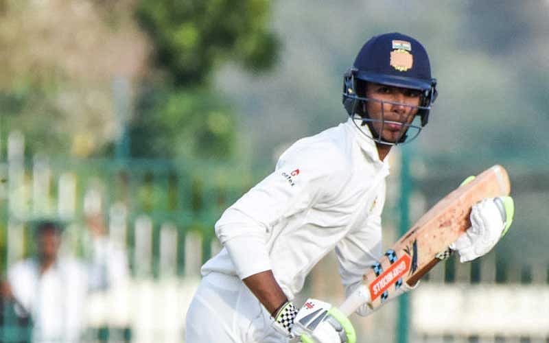 PROMISING: Karnataka opener Devdutt Padikkal slammed a crucial 77 in the second innings against Maharashtra in Mysuru. (DH PHOTO/SAVITHA BR)