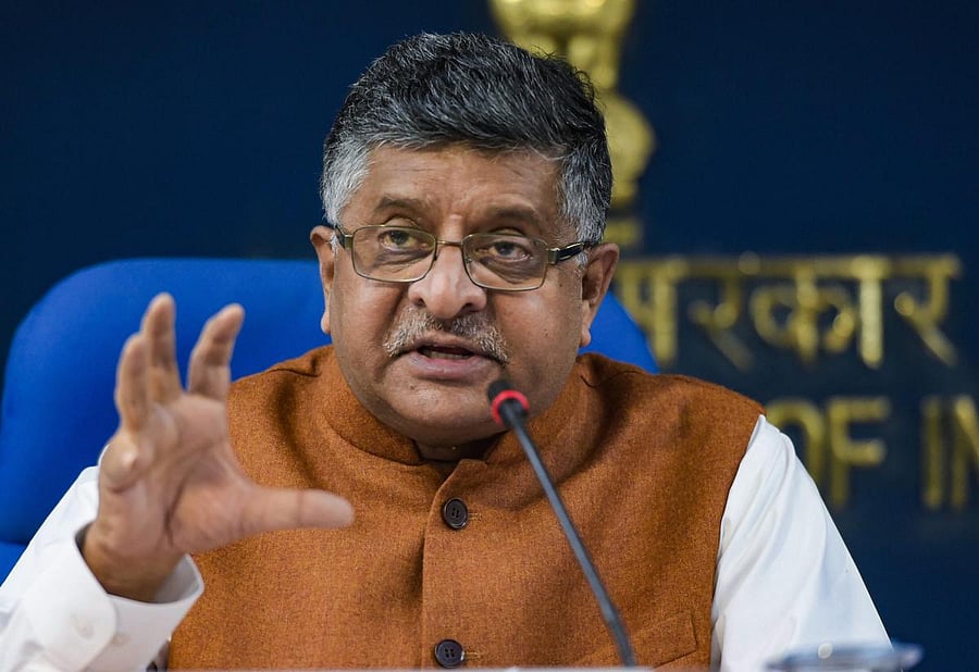 Ravi Shankar Prasad. PTI