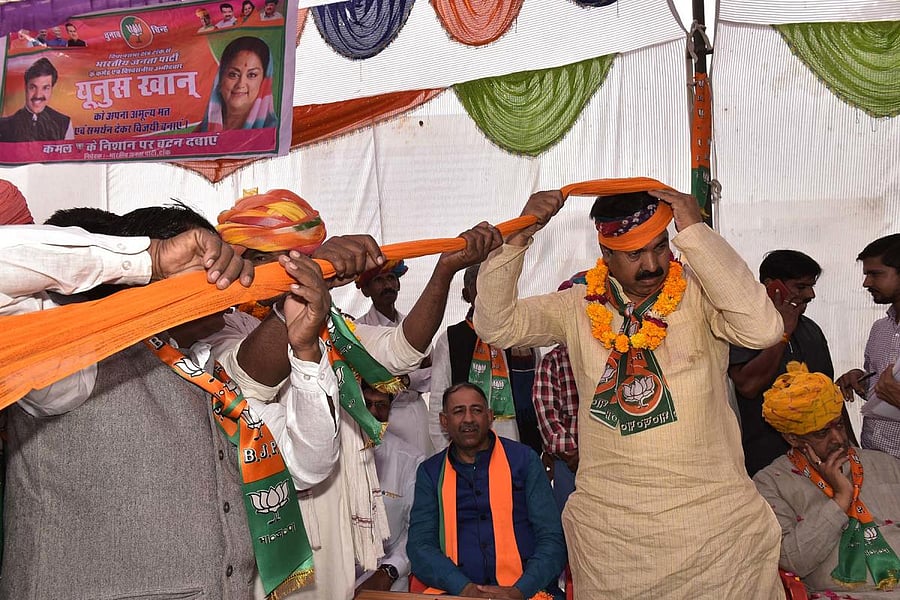 Khan, who claims to be 'servant' of the people, is pitted against Rajasthan Congress chief Sachin Pilot for the Tonk seat in the December 7 assembly polls. (Photo/ Suman Sarkar)