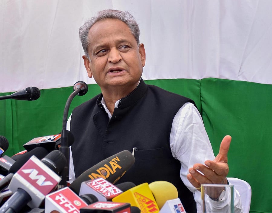 Senior Congress leader Ashok Gehlot. PTI