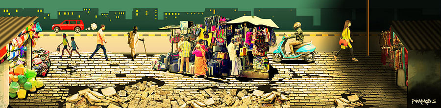 The Bruhath Bengaluru Mahanagara Palike (BBMP) might say it is trying its best to provide hassle-free roads for the motorists. But Bengalureans say the Palike has compromised on pedestrians’ safety by failing to provide proper pavements. They are convinced that crossing Bengaluru’s busy roads is nothing less than life-threatening.