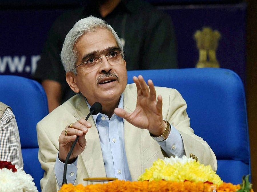 Shaktikanta Das, RBI Governor. PTI File Photo