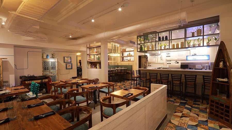 The restaurant is located on 12th Main in Indiranagar.