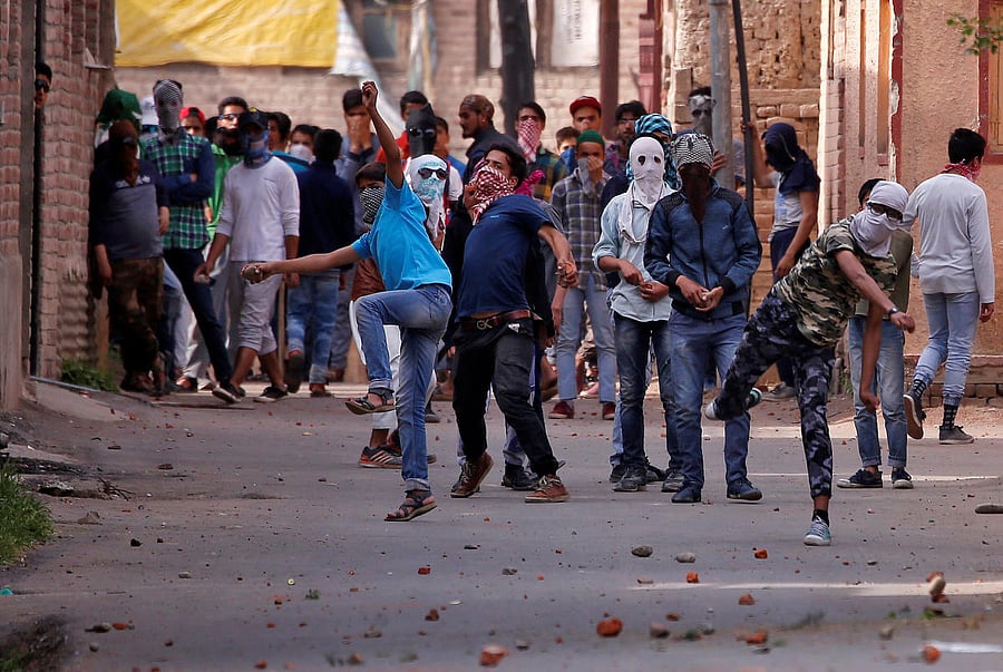 Army chief General Bipin Rawat had said that he was concerned that the youth in Kashmir are picking up guns. Reuters file photo