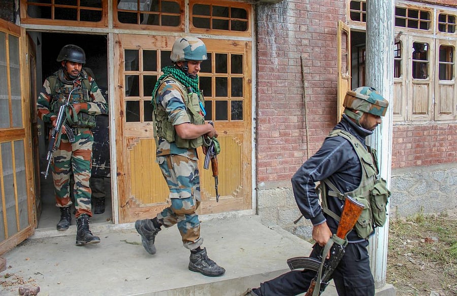 Following the attack, security forces along with the additional reinforcements launched searches in the area to nab the attackers.