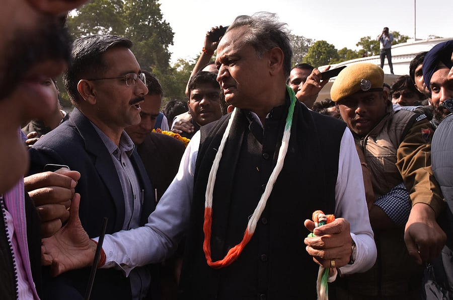 Exactly one year ago, when 67-year-old Gehlot was elevated as the party’s general secretary and made in-charge of “Organisation and Training,” many in Rajasthan got an impression that he may not return to the state. (Photo by Suman Sarkar)