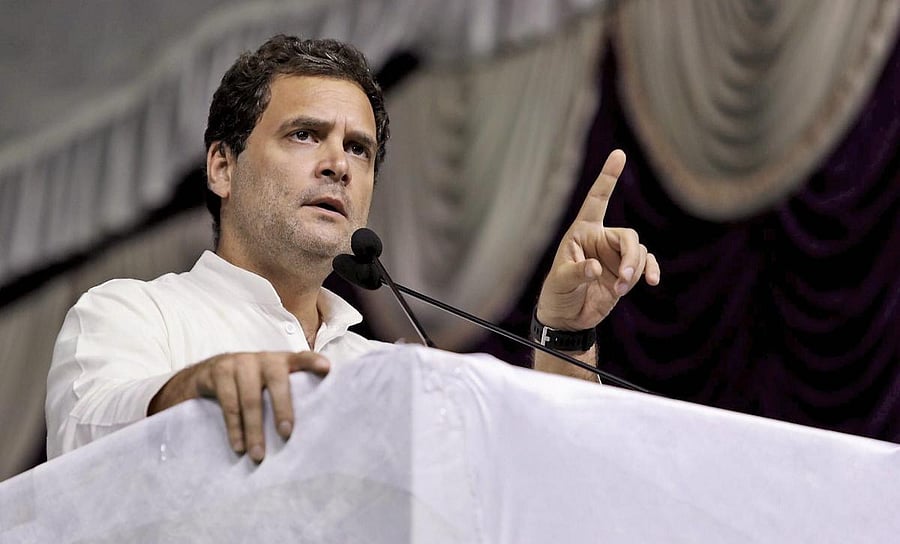 Congress president Rahul Gandhi. PTI file photo