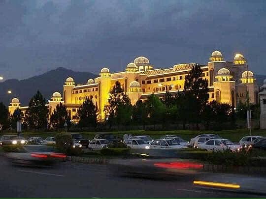 The Islamabad National University is housed in the premises of the PM House. (Credit: Twitter)