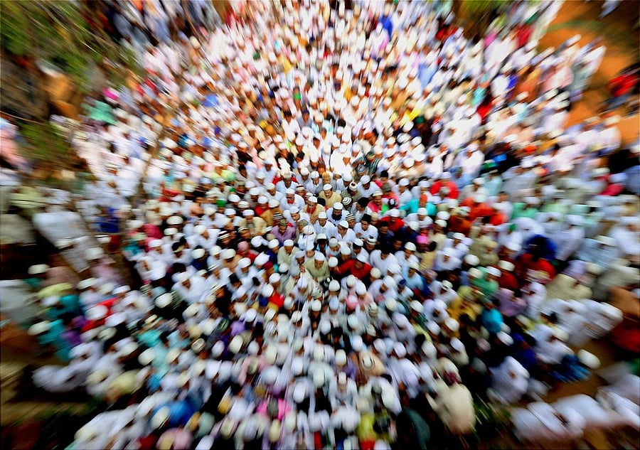 The Uttar Pradesh police's ban on offering 'namaz' (prayer) inside a park by Muslim employees of nearby companies in Noida triggered a controversy with the BJP and opposition parties trading charges and counter charges. Representational picture.