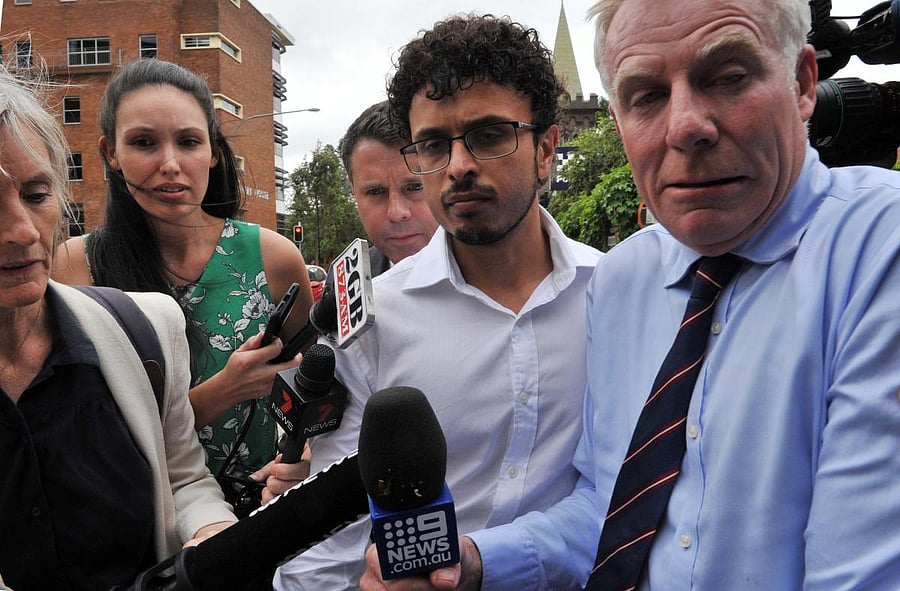 Arsalan Khawaja was released on bail in early December after appearing in a Sydney court on charges of forgery and attempting to pervert justice. (AFP File Photo)