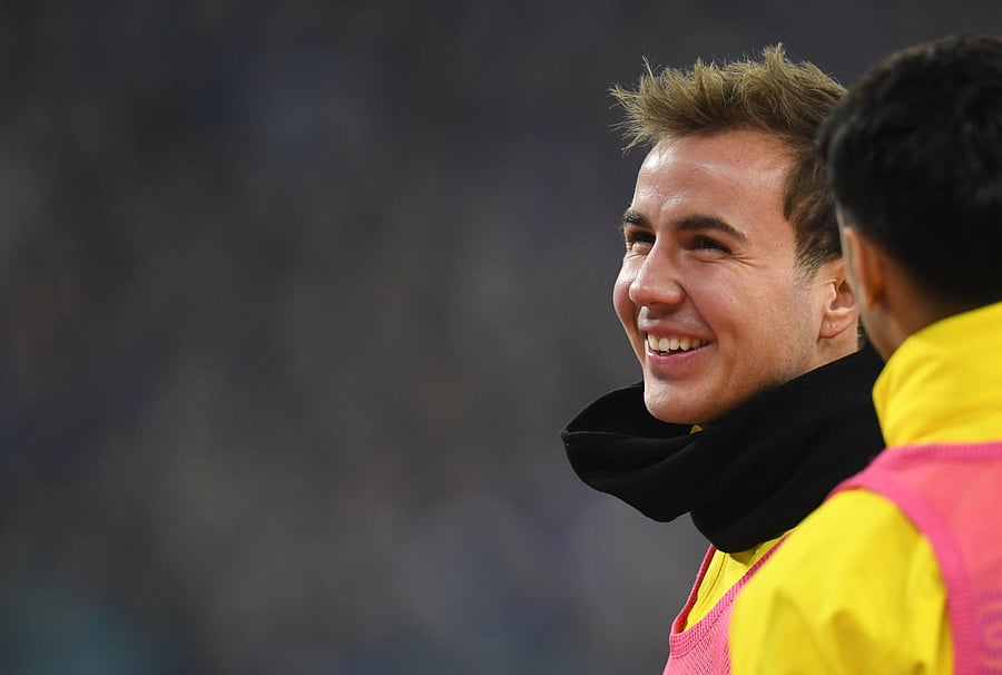 Dortmund's midfielder Mario Goetze. AFP File Photo