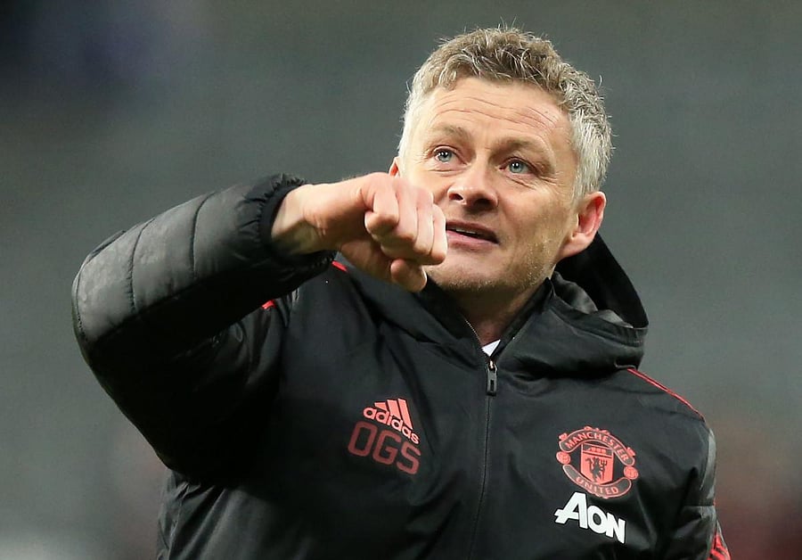 Manchester United's caretaker manager Ole Gunnar Solskjaer. AFP File Photo