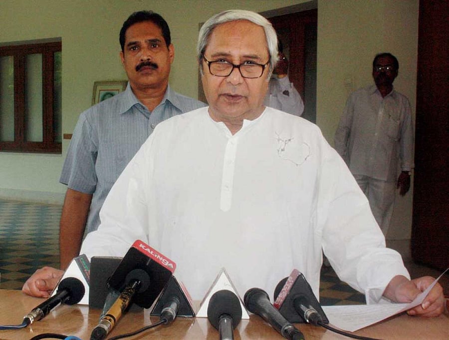 Odisha Chief Minister Naveen Patnaik. PTI file photo