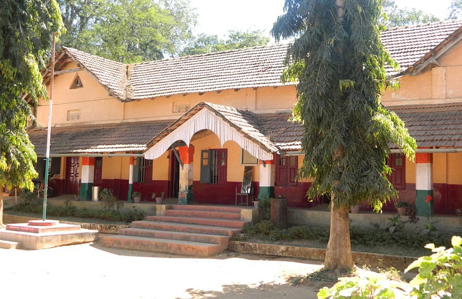 The Government Model Primary School in Titimati near Gonikoppa which is celebrating its centenary year.