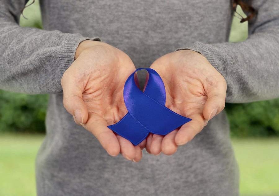 As more than 90% of the cases of colorectal cancer are encountered in people over the age of 50 years.