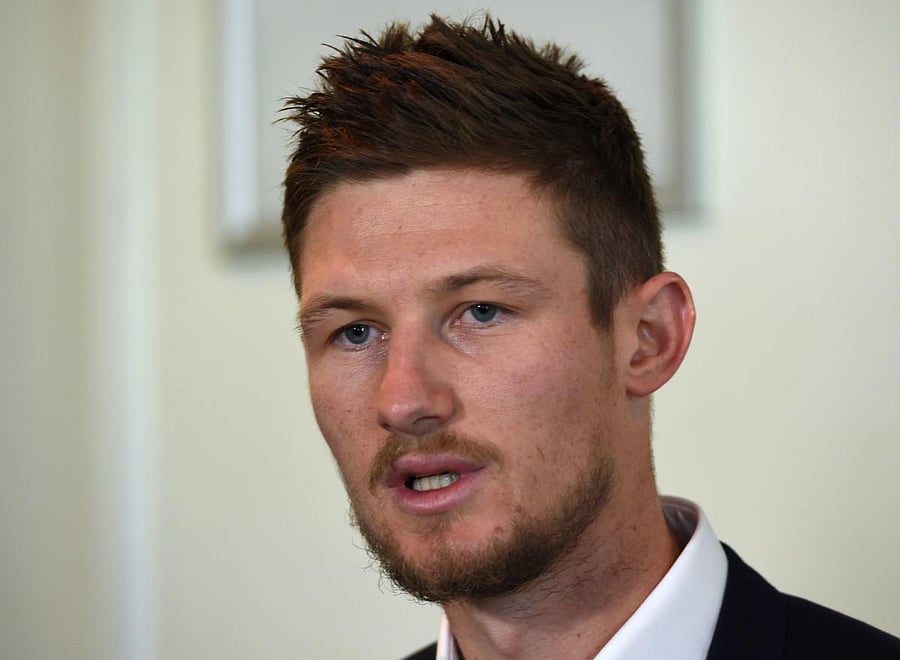 Australia's Cameron Bancroft said he had no ill feeling towards David Warner and Steve Smith. AFP Photo