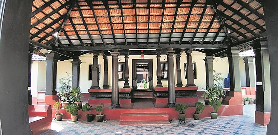 The premises of Sharada Yoga and Naturopathy Hospital and Research Centre in Devinagara, Talapady.