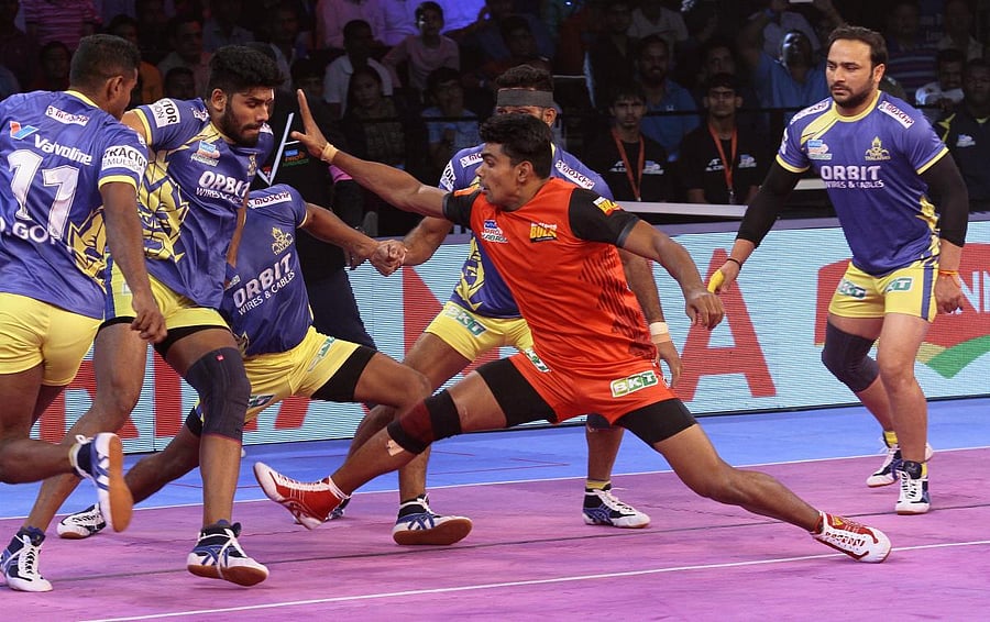 QUICK BULL Pawan Kumar Sehrawat’s lightning fast raids paved the way for Bengaluru Bulls’ title triumph in the PKL.