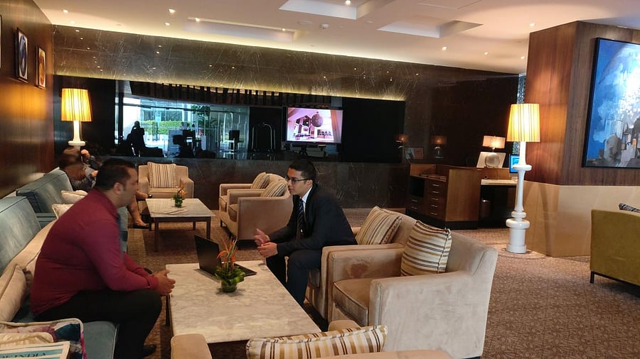 Hilton Bangalore Embassy GolfLinks offers free Wi-Fi to those who order food and drinks.
