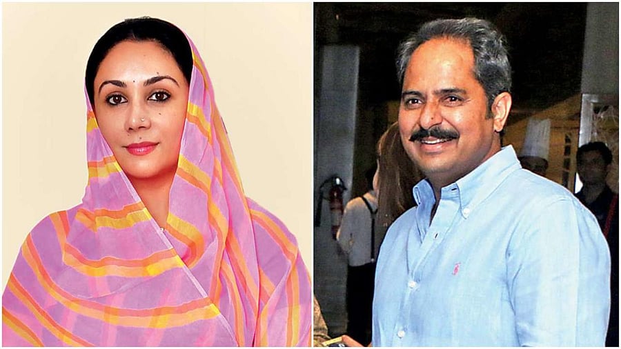 Diya Kumari and Narendra Singh