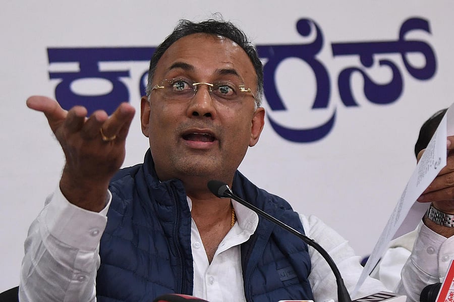 KPCC president Dinesh Gundu Rao. DH Photo/Srikanta Sharma R.