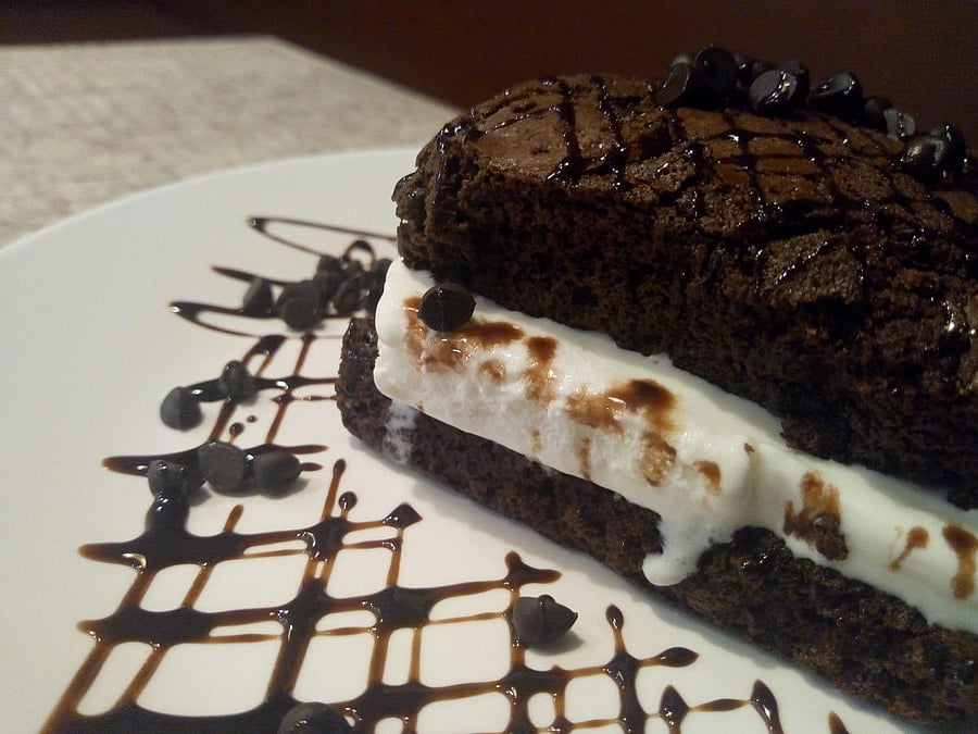 Brownie Ice Cream Sandwich