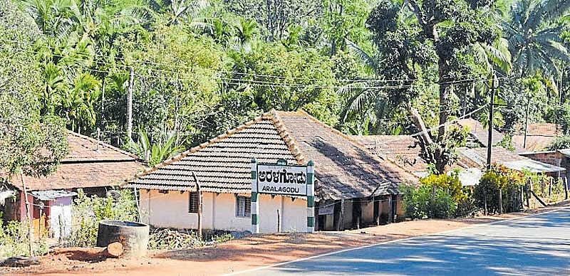 A view of Aralagodu village. (DH Photo)