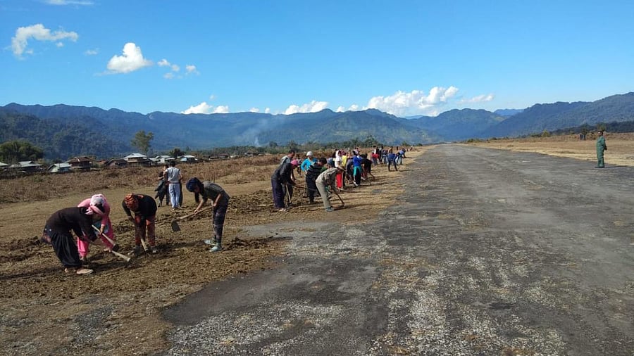 Vijaynagar, having a population of a little over 4,000, is situated in Southeastern part of Arunachal Pradesh's Changlang district. Since there is no motorable road yet, villagers either walk 175-km to Miao town bordering Assam or depend on IAF service.