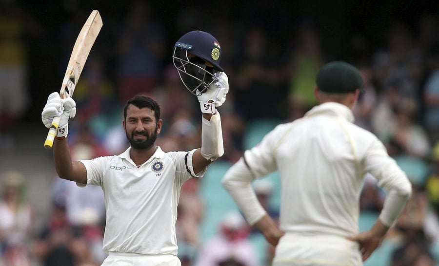 MAIN MAN: Karnataka, the eight-time champions, will know the threat Cheteshwar Pujara poses them. AP/PTI File Photo