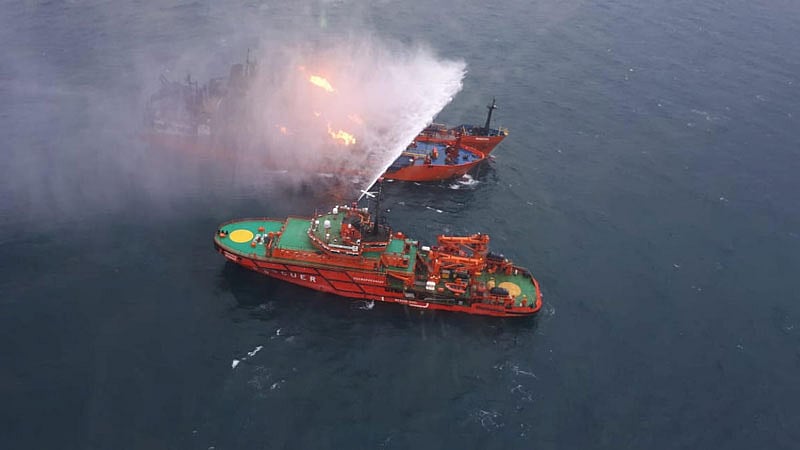 Six other Indian sailors, who were also on board the ill-fated fuel ships Maestro and Venice (also known as Candy), are still missing, the Ministry of External Affairs (MEA) stated in New Delhi on Wednesday. (Reuters Photo)