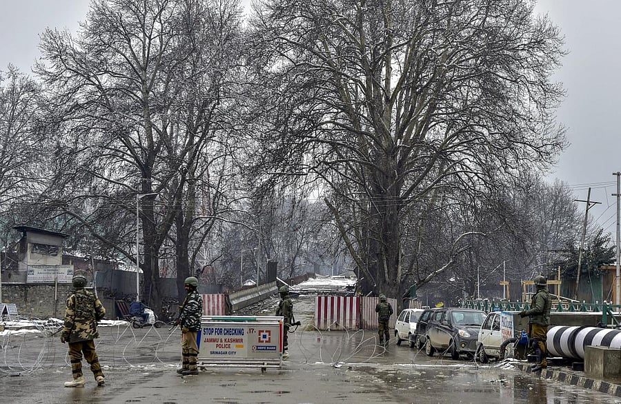 Security forces launched a cordon and search operation in Binner area of Baramulla district following information about presence of militants in the area, a police official said. PTI Photo