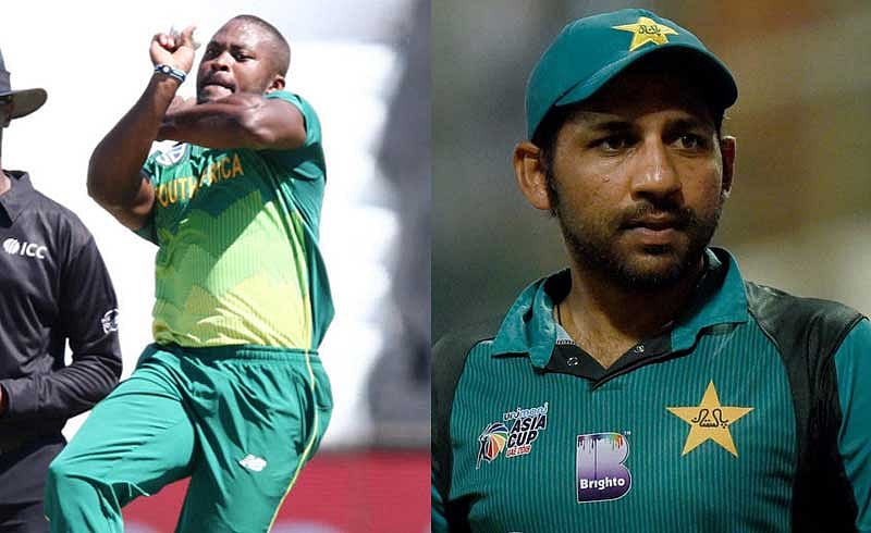 Andile Phehlukwayo and Sarfraz Ahmed. (AFP file photos)