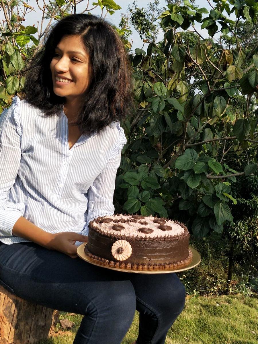 Bhandavya Gowda is a home baker who conducts workshops and takes orders regularly.