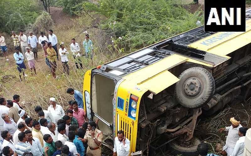 The seriously injured students have been shifted to the Government General Hospital in Guntur for better treatment, according to the local Sub-Divisional Police Officer. ANI Photo