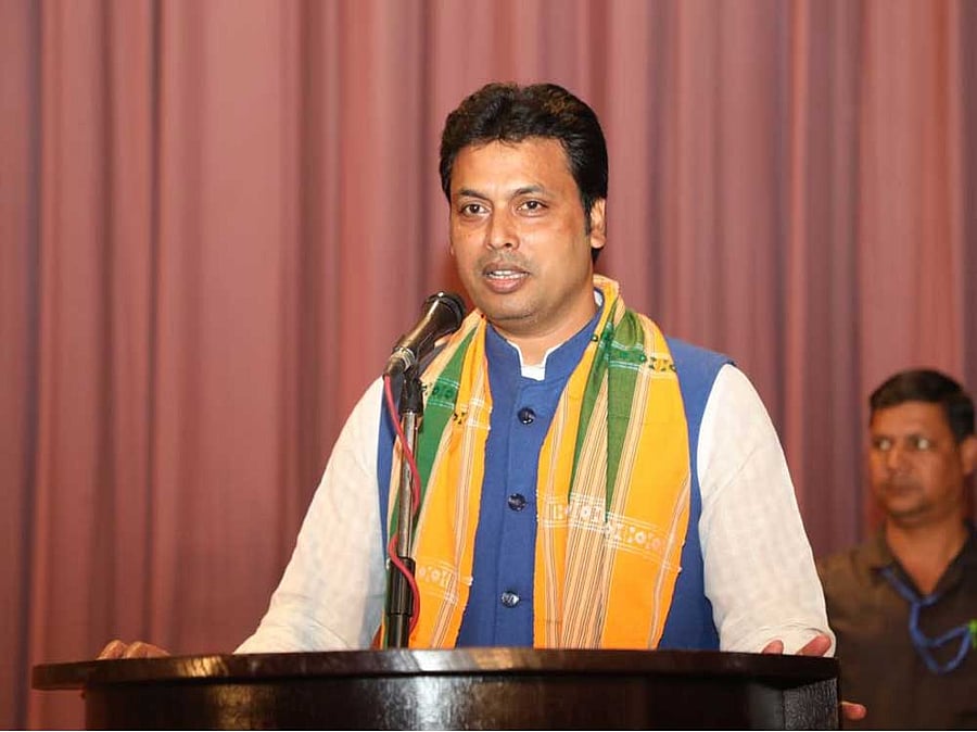 "Election records have shown that every time such grand alliance formed a government at the Centre, it didn't last for more than two and a half years," said Deb (PTI file photo)