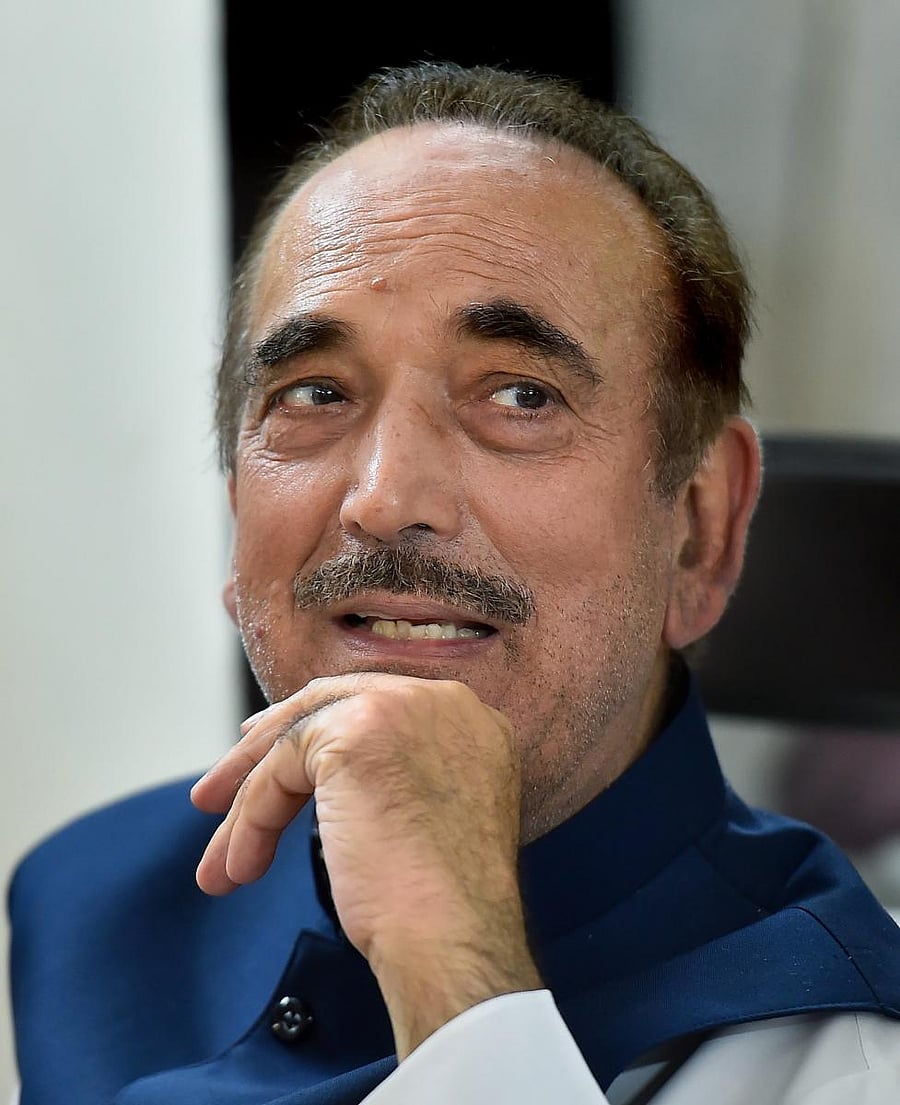 Senior Congress leader Ghulam Nabi Azad. PTI file photo
