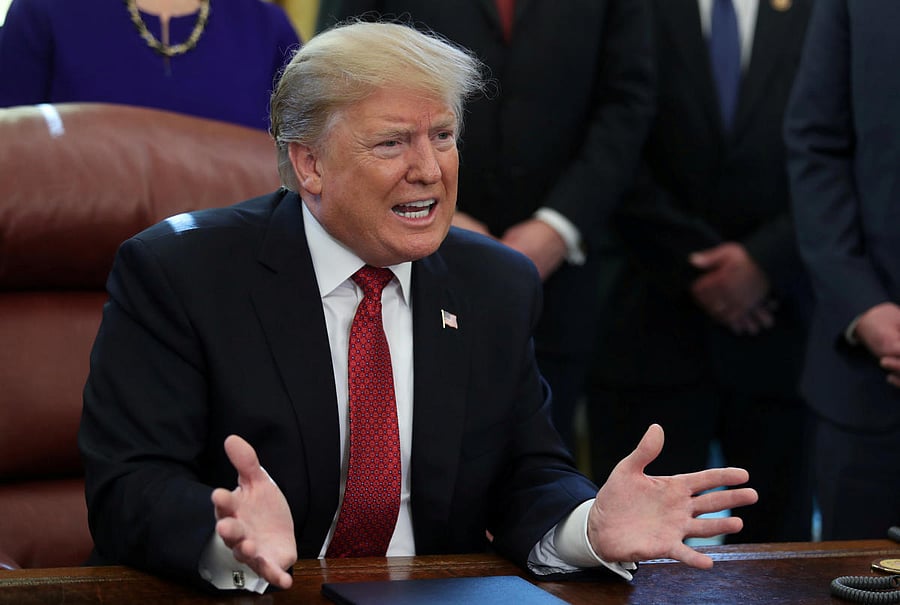 US President Donald Trump. Reuters file photo