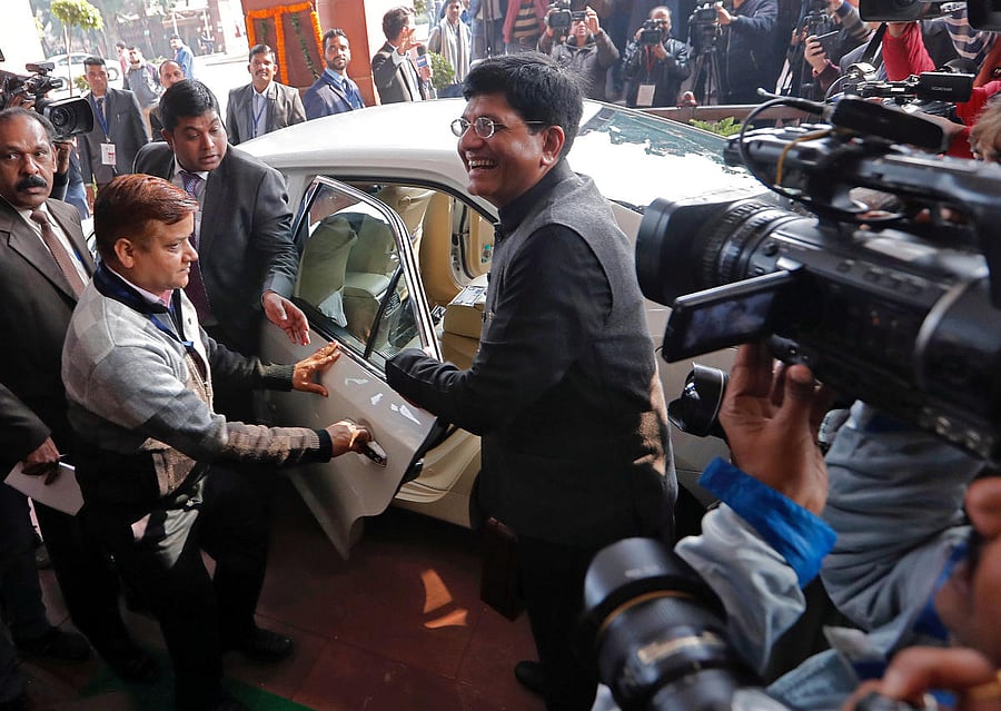 India's interim Finance Minister Piyush Goyal. (REUTERS)