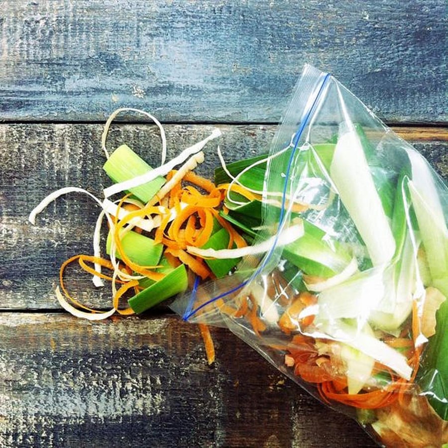 Vegetable peels