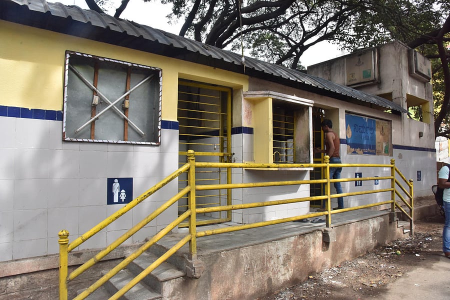 Till date, the civic body has constructed 479 toilets across the city. DH file photo